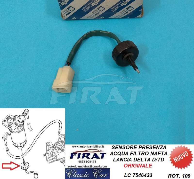 SENSORE ACQUA LANCIA DELTAD/TD (7546433)